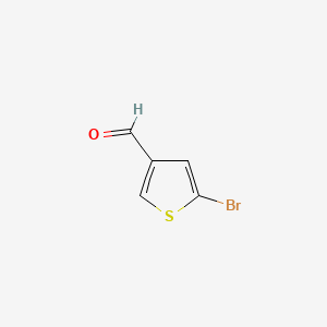 5-Bromothiophene-3-carbaldehyde chemical structure (CAS 18791-79-2)