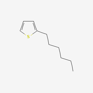 2-Hexylthiophene chemical structure (CAS 18794-77-9)