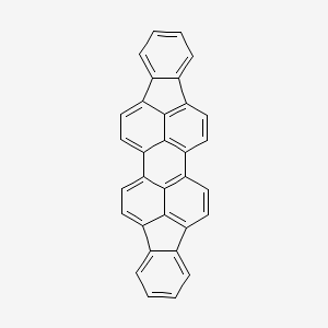 Diindeno[1,2,3-cd:1',2',3'-lm]perylene chemical structure (CAS 188-94-3)
