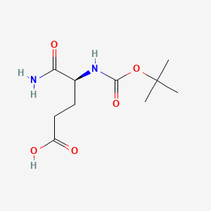 Boc-Glu-NH2 chemical structure (CAS 18800-74-3)