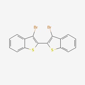 3,3'-Dibromo-2,2'-bibenzo[b]thiophene chemical structure (CAS 188002-93-9)