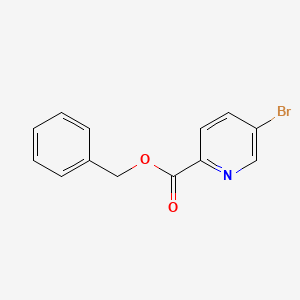 Benzyl 5-bromopyridine-2-carboxylate chemical structure (CAS 188052-14-4)
