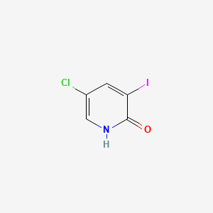 5-Chloro-3-iodopyridin-2(1H)-one chemical structure (CAS 188057-28-5)