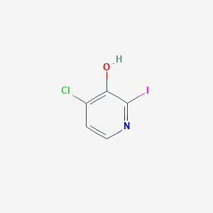 4-Chloro-2-iodopyridin-3-ol chemical structure (CAS 188057-56-9)