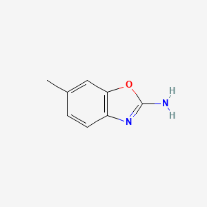 6-Methyl-2-aminobenzoxazol chemical structure (CAS 188063-14-1)