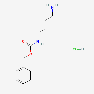 Benzyl (4-aminobutyl)carbamate hydrochloride chemical structure (CAS 18807-73-3)