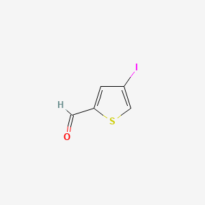 4-Iodothiophene-2-carbaldehyde chemical structure (CAS 18812-38-9)