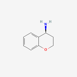 (S)-Chroman-4-amine chemical structure (CAS 188198-38-1)