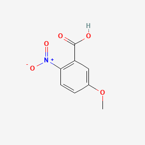 5-Methoxy-2-nitrobenzoic acid chemical structure (CAS 1882-69-5)