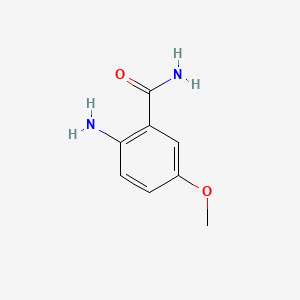 2-Amino-5-methoxybenzamide chemical structure (CAS 1882-71-9)