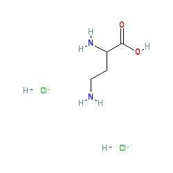 (S)-2,4-Diaminobutanoic acid dihydrochloride chemical structure (CAS 1883-09-6)