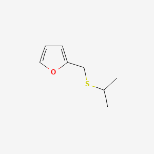 2-((Isopropylthio)methyl)furan chemical structure (CAS 1883-78-9)