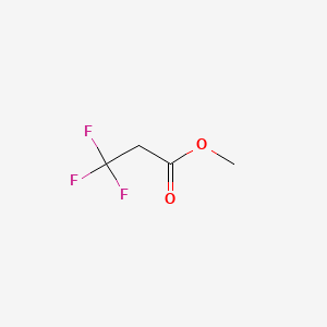 Methyl 3,3,3-trifluoropropanoate chemical structure (CAS 18830-44-9)