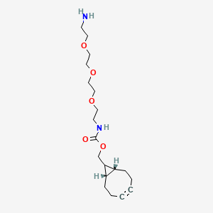 endo-BCN-PEG3-NH2 chemical structure (CAS 1883512-27-3)