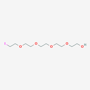 14-Iodo-3,6,9,12-tetraoxatetradecan-1-ol chemical structure (CAS 1883516-31-1)