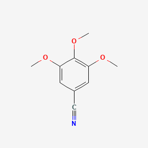 3,4,5-Trimethoxybenzonitrile chemical structure (CAS 1885-35-4)
