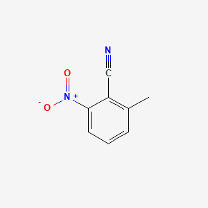 2-Methyl-6-nitrobenzonitrile chemical structure (CAS 1885-76-3)