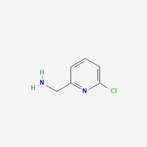 (6-Chloropyridin-2-yl)methanamine chemical structure (CAS 188637-75-4)