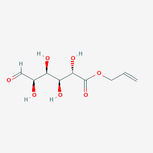 Allyl (2S,3S,4S,5R)-2,3,4,5-tetrahydroxy-6-oxohexanoate chemical structure (CAS 188717-04-6)
