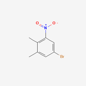 5-Bromo-1,2-dimethyl-3-nitrobenzene chemical structure (CAS 18873-95-5)
