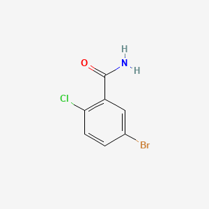 5-Bromo-2-chlorobenzamide chemical structure (CAS 188774-55-2)