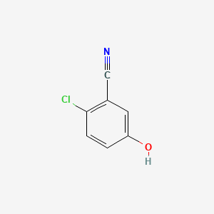 2-Chloro-5-hydroxybenzonitrile chemical structure (CAS 188774-56-3)