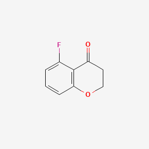 5-Fluoro-4-chromanone chemical structure (CAS 188826-32-6)
