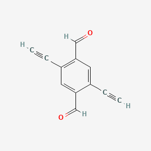 2,5-Diethynylterephthalaldehyde chemical structure (CAS 1888397-10-1)