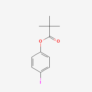 4-Iodophenyl pivalate chemical structure (CAS 188851-45-8)
