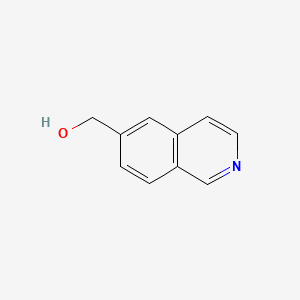 Isoquinolin-6-ylmethanol chemical structure (CAS 188861-59-8)