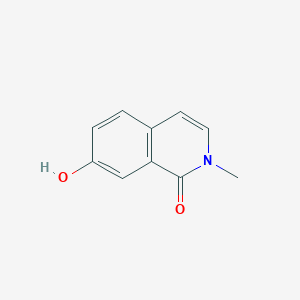 7-Hydroxy-2-methylisoquinolin-1(2H)-one chemical structure (CAS 1888837-85-1)
