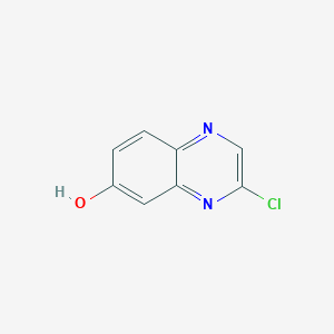 3-Chloroquinoxalin-6-ol chemical structure (CAS 1888903-19-2)