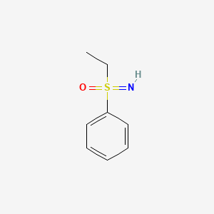 S-Ethyl-s-phenyl sulfoximine chemical structure (CAS 1889-63-0)