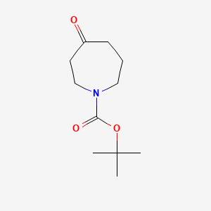 tert-Butyl 4-oxoazepane-1-carboxylate chemical structure (CAS 188975-88-4)