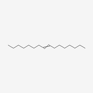 Hexadec-8-ene chemical structure (CAS 18899-20-2)