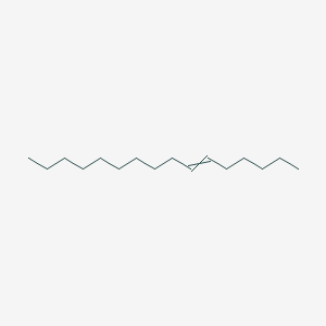 Hexadec-6-ene chemical structure (CAS 18899-21-3)
