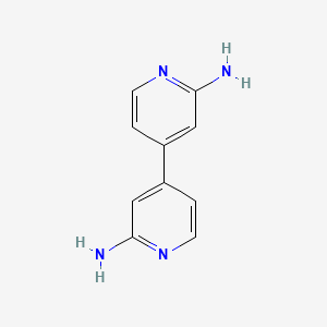 [4,4'-Bipyridine]-2,2'-diamine chemical structure (CAS 189000-91-7)