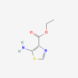Ethyl 5-aminothiazole-4-carboxylate chemical structure (CAS 18903-18-9)