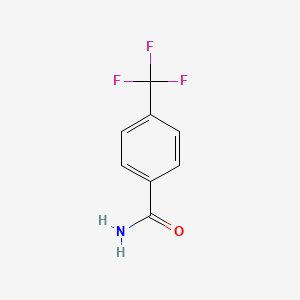 4-(Trifluoromethyl)benzamide chemical structure (CAS 1891-90-3)
