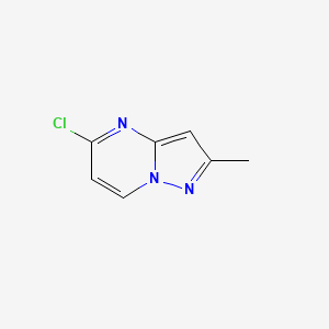 5-Chloro-2-methylpyrazolo[1,5-a]pyrimidine chemical structure (CAS 189116-36-7)