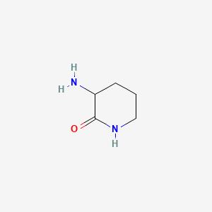 3-Aminopiperidin-2-one chemical structure (CAS 1892-22-4)