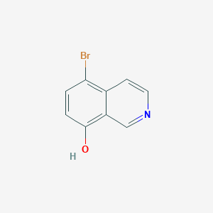 5-Bromoisoquinolin-8-ol chemical structure (CAS 1892644-18-6)