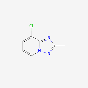 8-Chloro-2-methyl-[1,2,4]triazolo[1,5-a]pyridine chemical structure (CAS 1892914-92-9)