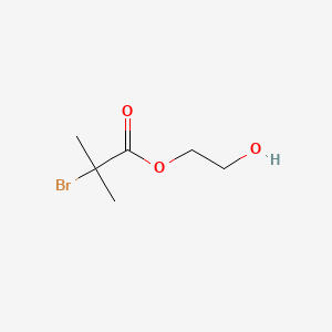 2-Hydroxyethyl 2-bromoisobutyrate chemical structure (CAS 189324-13-8)