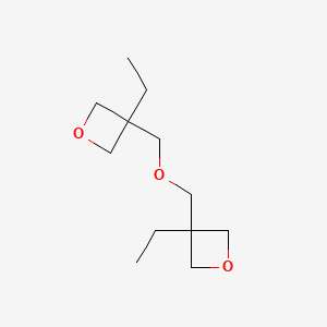3,3'-(Oxybis(methylene))bis(3-ethyloxetane) chemical structure (CAS 18934-00-4)