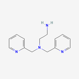 N1,N1-Bis(pyridin-2-ylmethyl)ethane-1,2-diamine chemical structure (CAS 189440-33-3)