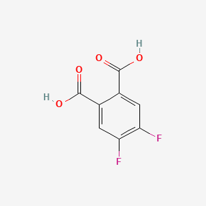 4,5-Difluorophthalic acid chemical structure (CAS 18959-31-4)