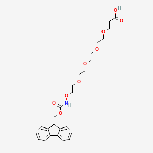 Fmoc-aminooxy-peg4-acid chemical structure (CAS 1895922-70-9)