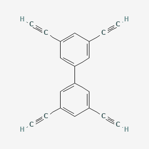 3,3',5,5'-Tetraethynyl-1,1'-biphenyl chemical structure (CAS 189619-31-6)