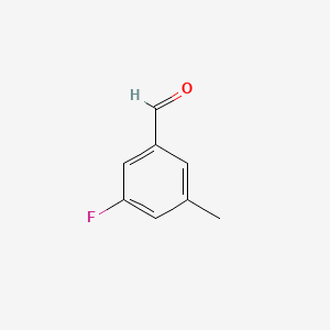 3-Fluoro-5-methylbenzaldehyde chemical structure (CAS 189628-39-5)